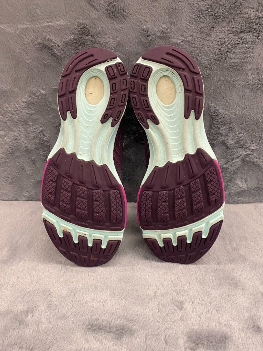 Newton Fate 7 Womens Sneakers Trainers Size 8.5 Purple Pink Blue Running Jogging - Picture 11 of 13